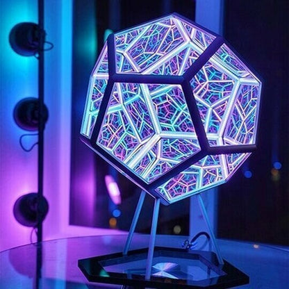 (2024 New Year Hot Sale🎁 49% Off🎁)Infinite Dodecahedron Color Art Light